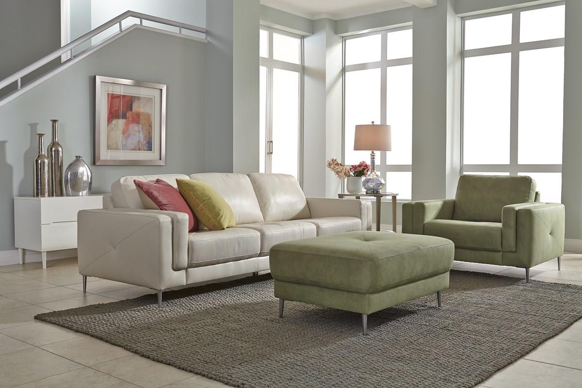 Palliser Zuri 77631 01 Contemporary Sofa with Metal Legs Belfort
